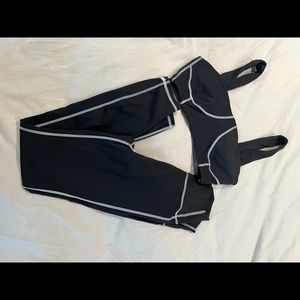 We Wore What Corset Top and Leggings